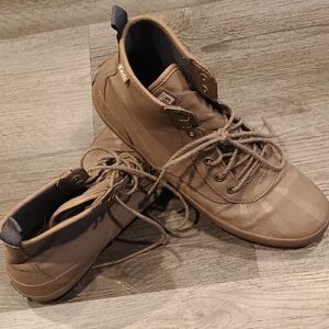 Keds Tan Sneakers with Suede Upper and Crepe Sole